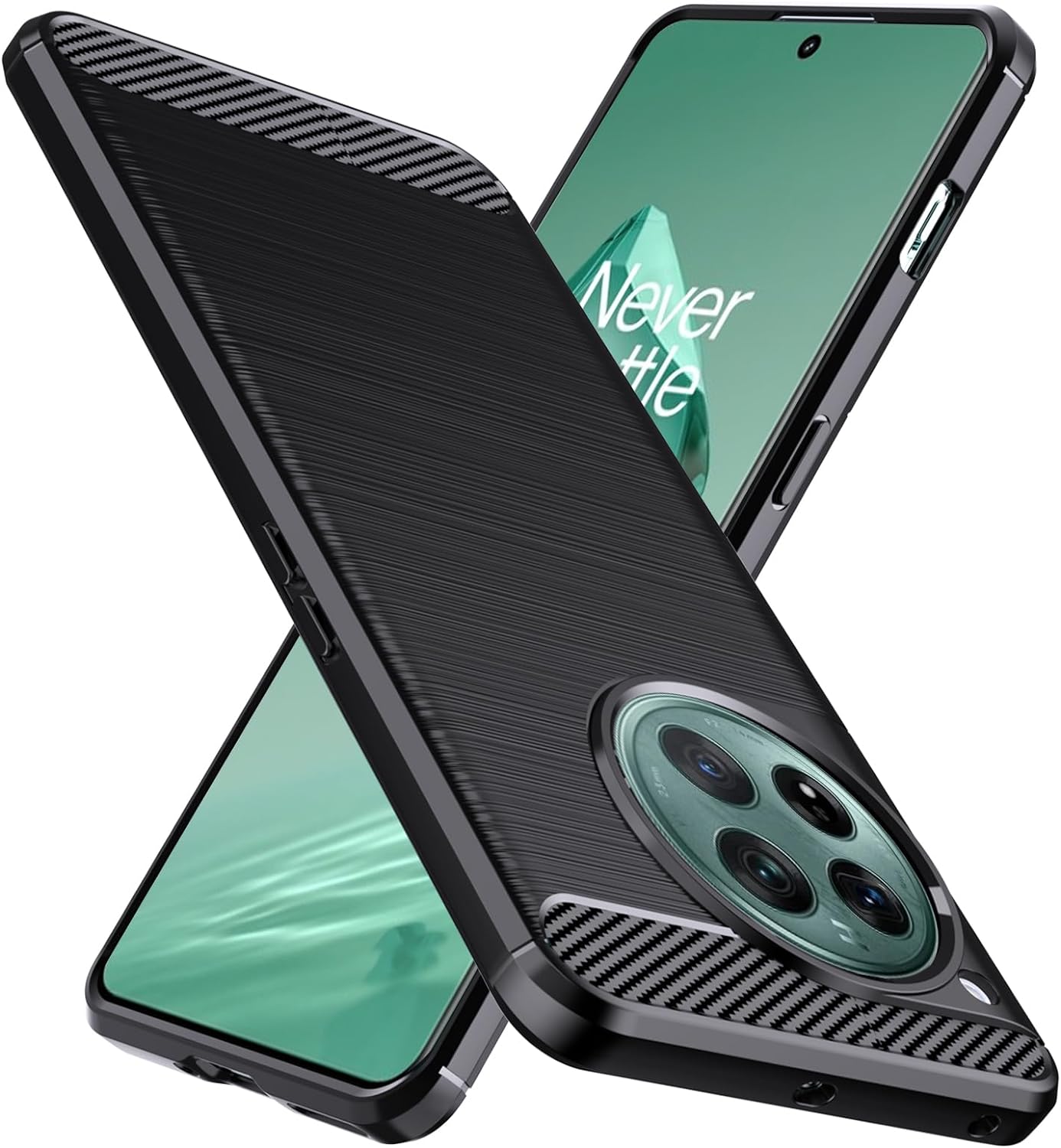 OnePlus 12 Case Carbon Fibre Phone Cover