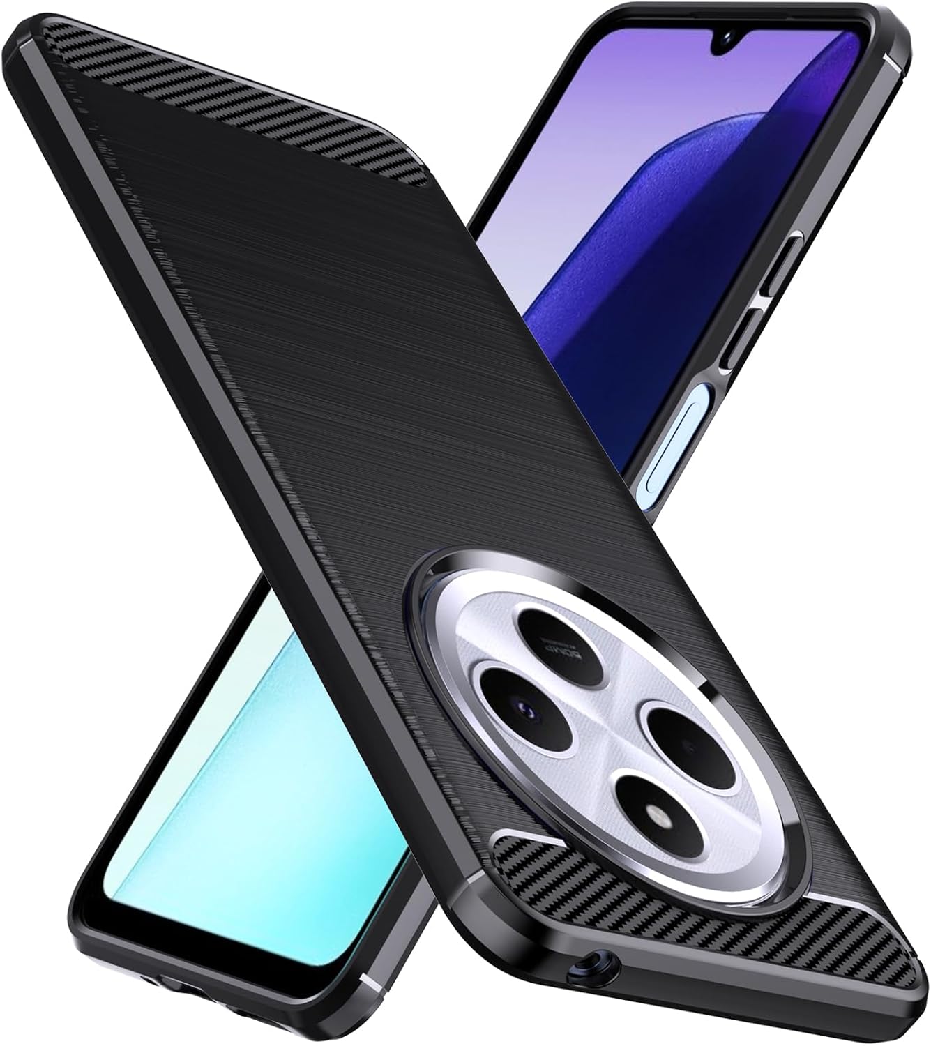 Xiaomi Poco C75 Case Carbon Fibre Phone Cover