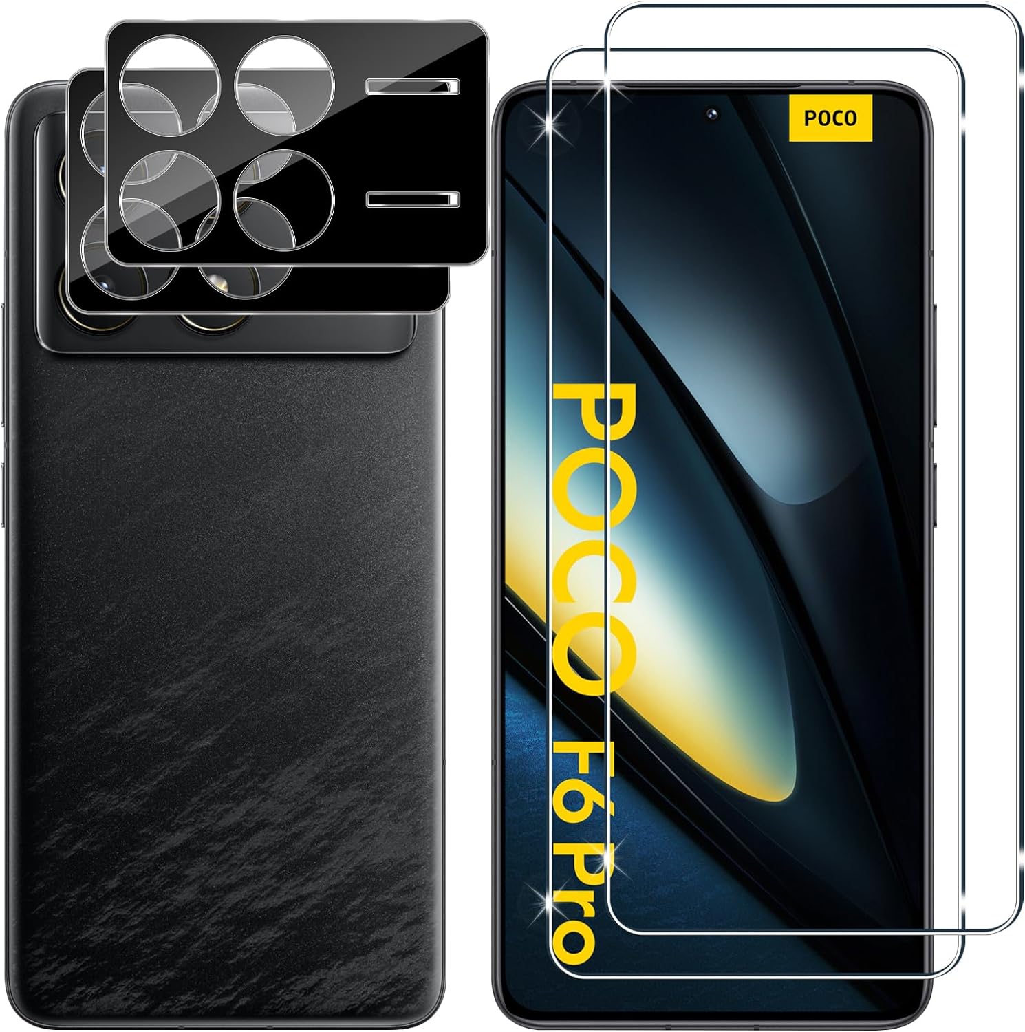 Xiaomi Poco F6 Pro Screen Protector & Camera lens