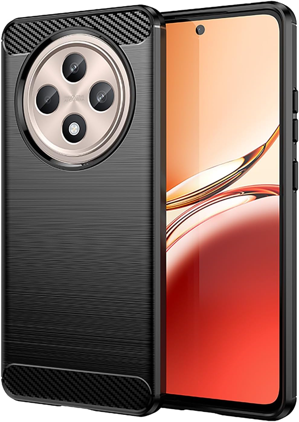 OPPO Reno 12 FS / F 5G Case Carbon Fibre Phone Cover