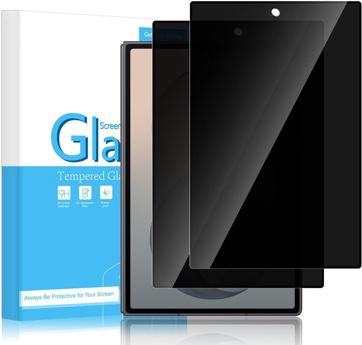 Samsung Galaxy Z Fold 8 Glass Screen Protector Privacy Anti-Spy 2Pack