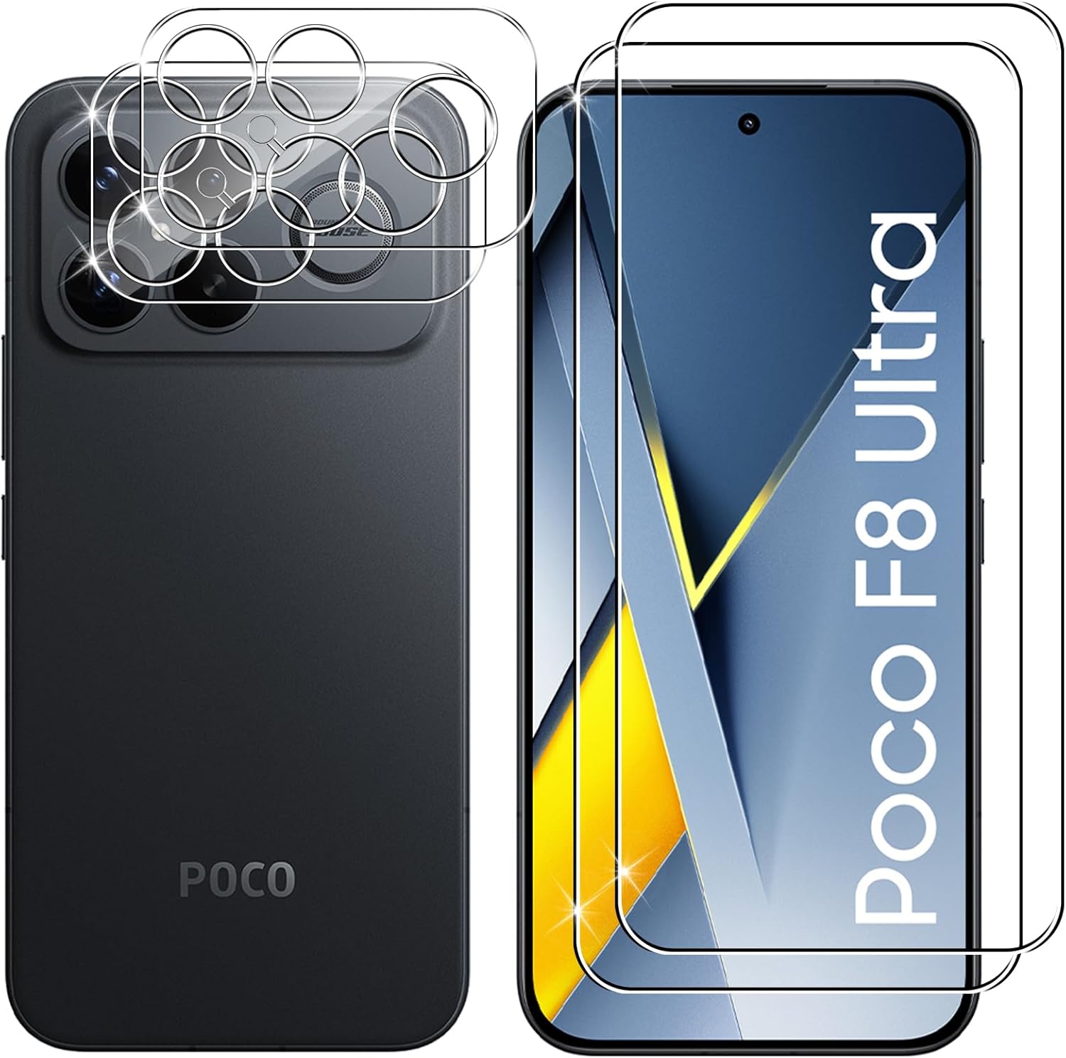 Xiaomi Poco F8 Pro / F8 Ultra Screen Protector & Camera lens