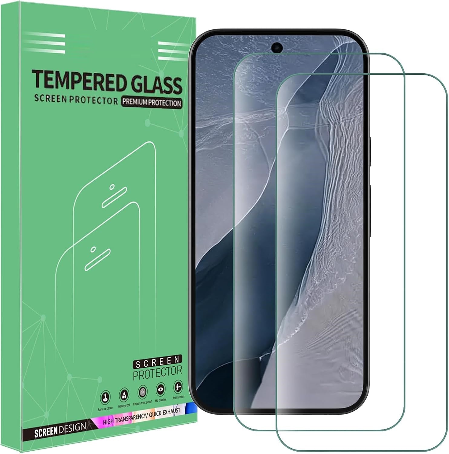 Google Pixel 11 11 Pro 11 XL Screen Protector Glass 2 Pack