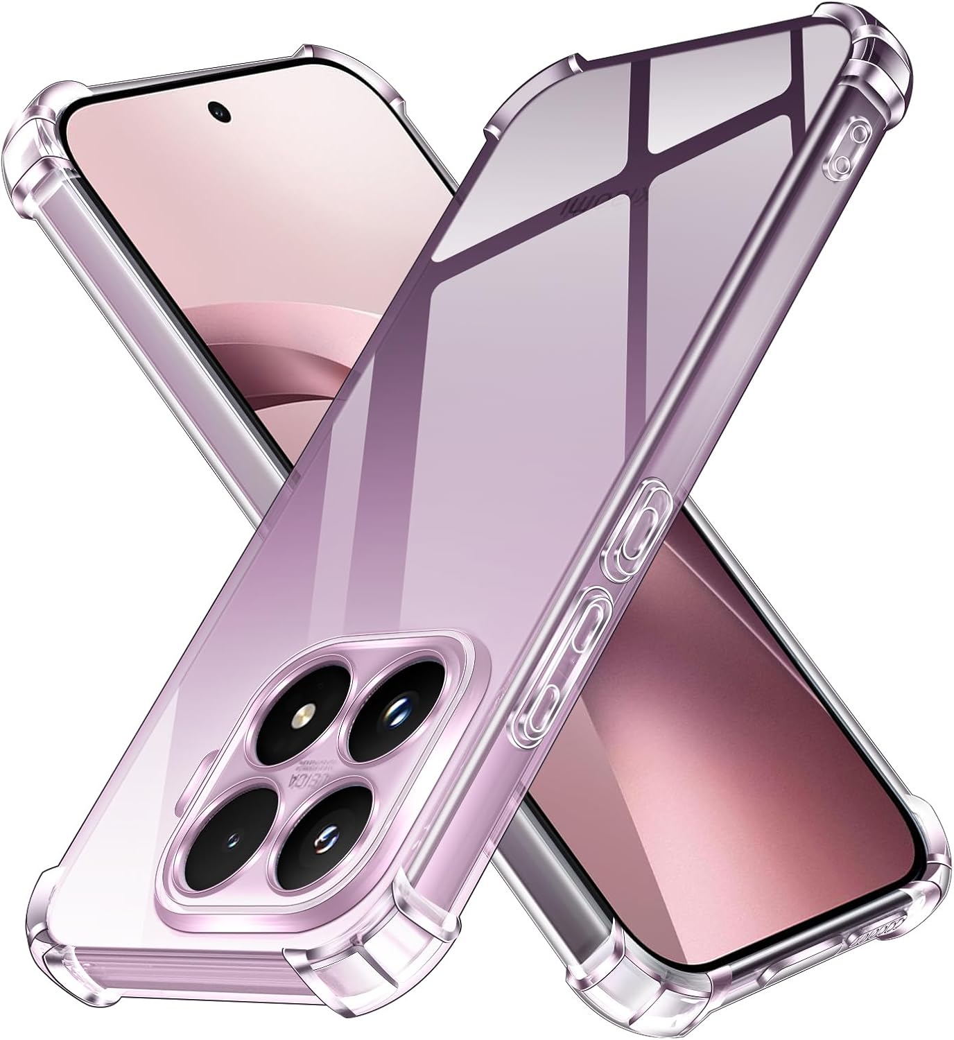 Xiaomi 17T / Xiaomi 17T Pro Case Clear Silicone Shockproof Gel Phone Cover