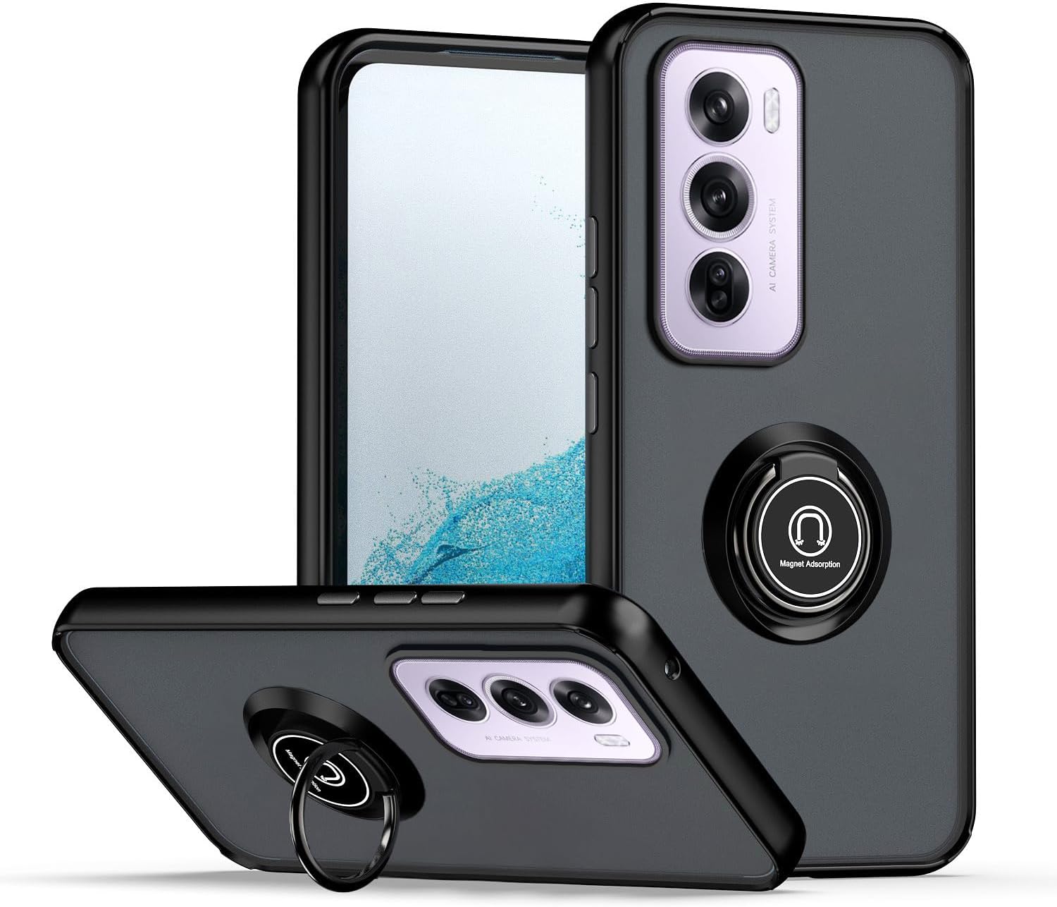 Oppo Reno 12 / 12 Pro Case Kickstand Shockproof Cover Heavy Duty