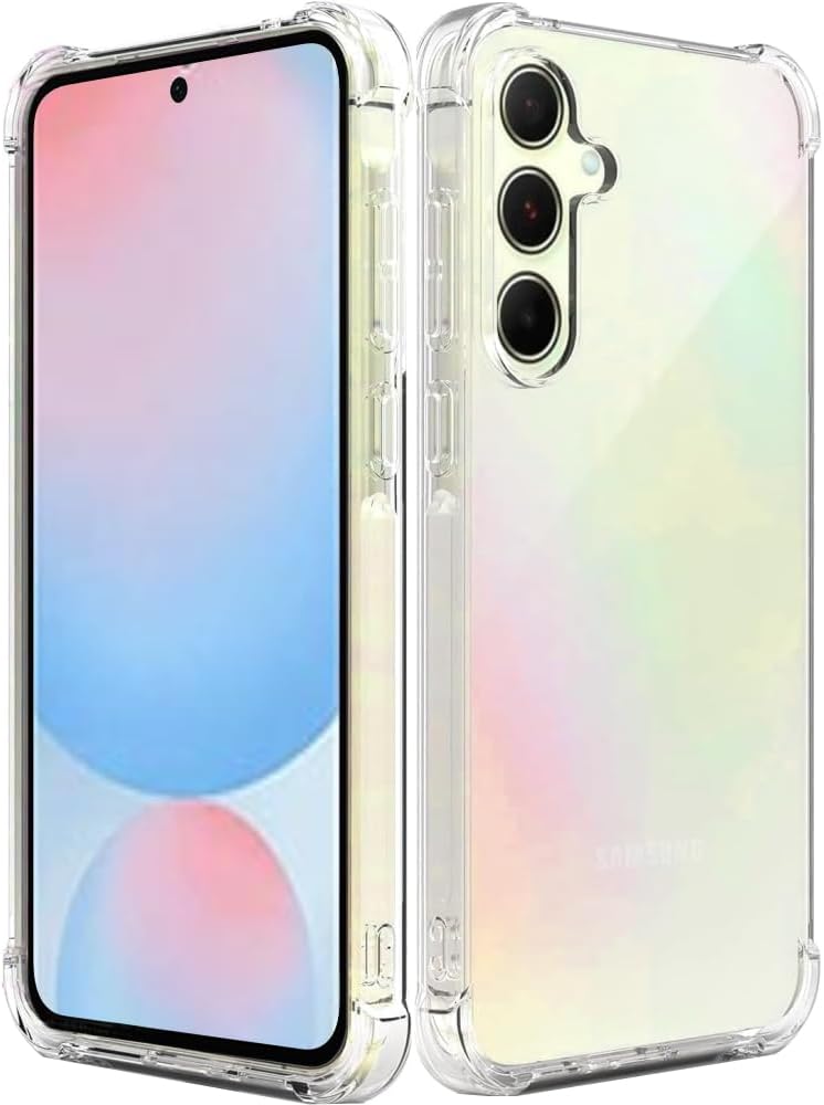 Samsung Galaxy A56 5G Case Clear Silicone Shockproof Gel Phone Cover
