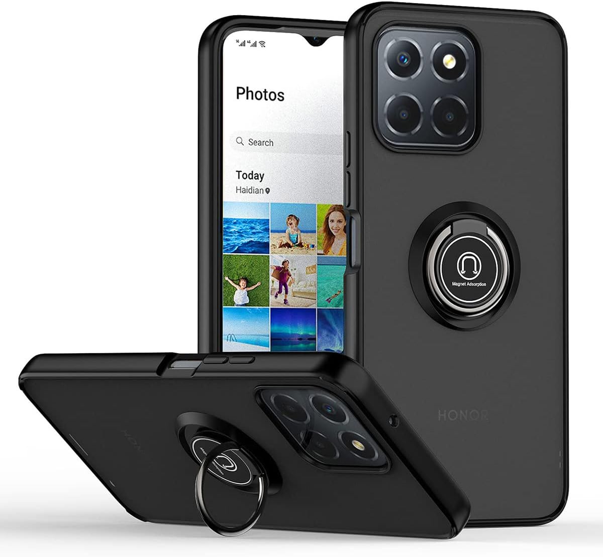 Honor X6b Case Kickstand Shockproof Cover Heavy Duty