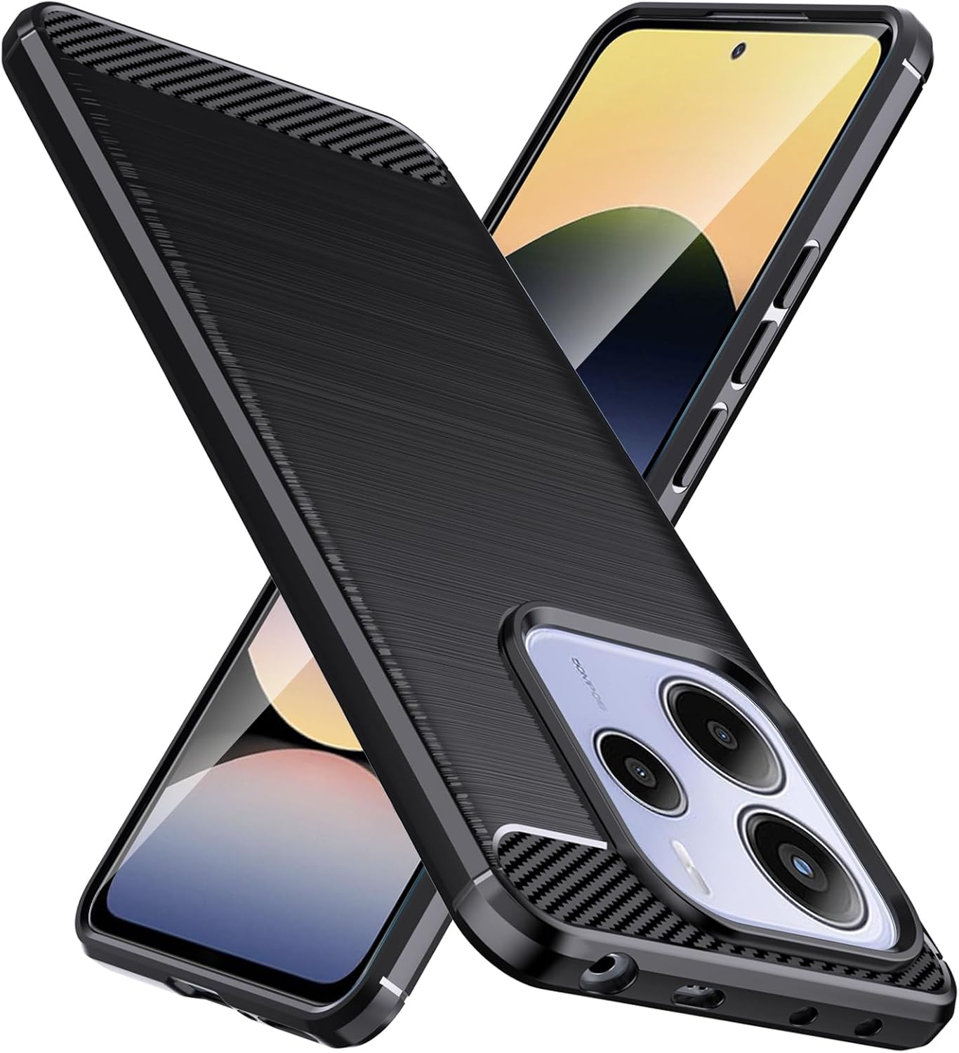 Xiaomi Redmi Note 14 5G Case Carbon Fibre Phone Cover