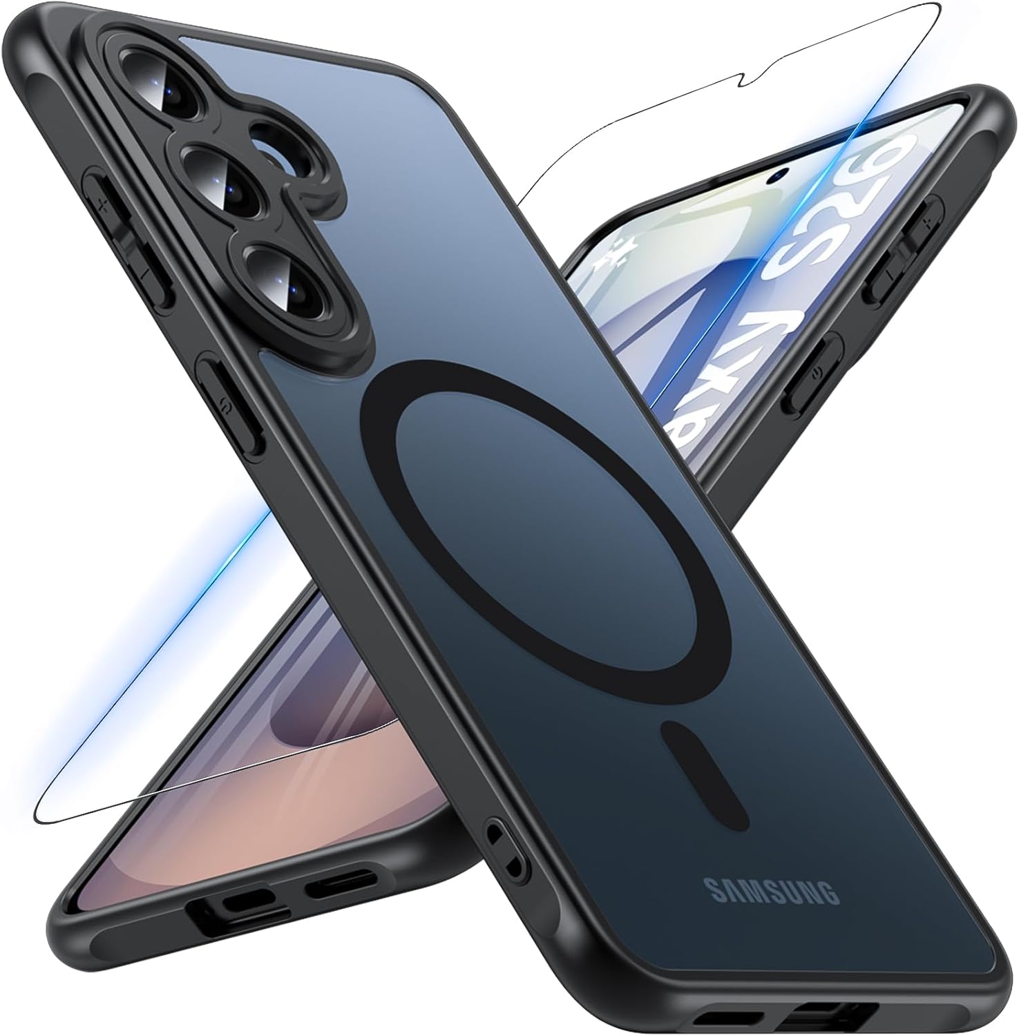 Samsung Galaxy S26 S26 Plus S26 Ultra Case Magsafe Phone Cover +Screen Protector