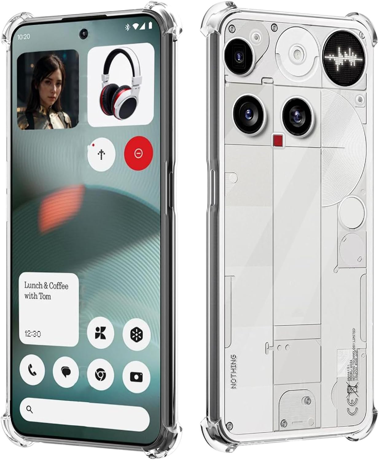 Nothing Phone (3) Case Clear Gel Phone Cover