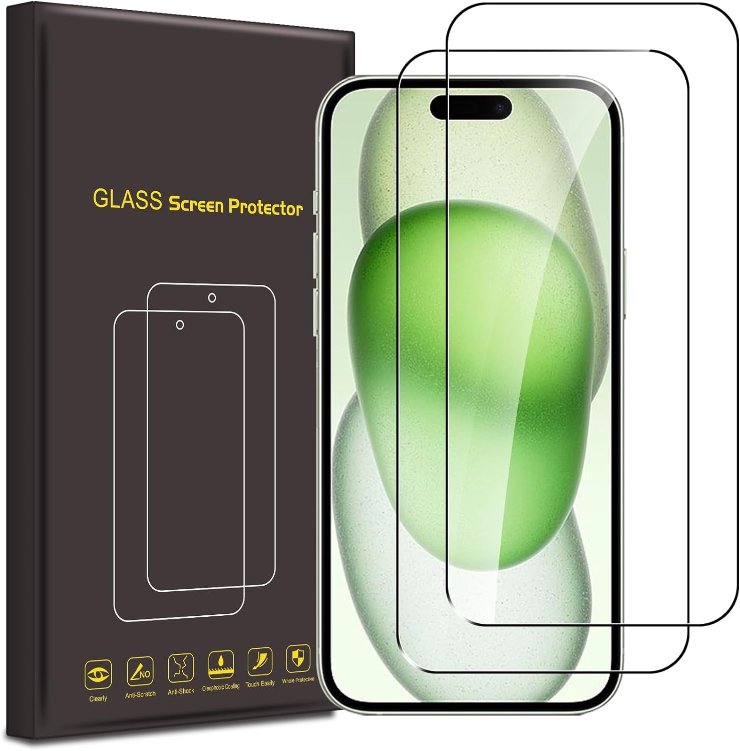 Apple iPhone 15 Pro Max Screen Protector Glass – YourGadget