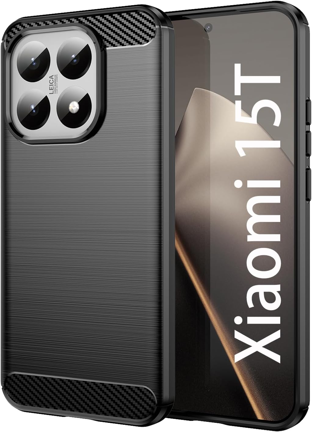 Xiaomi 15T / 15T Pro Case Carbon Fibre Phone Cover