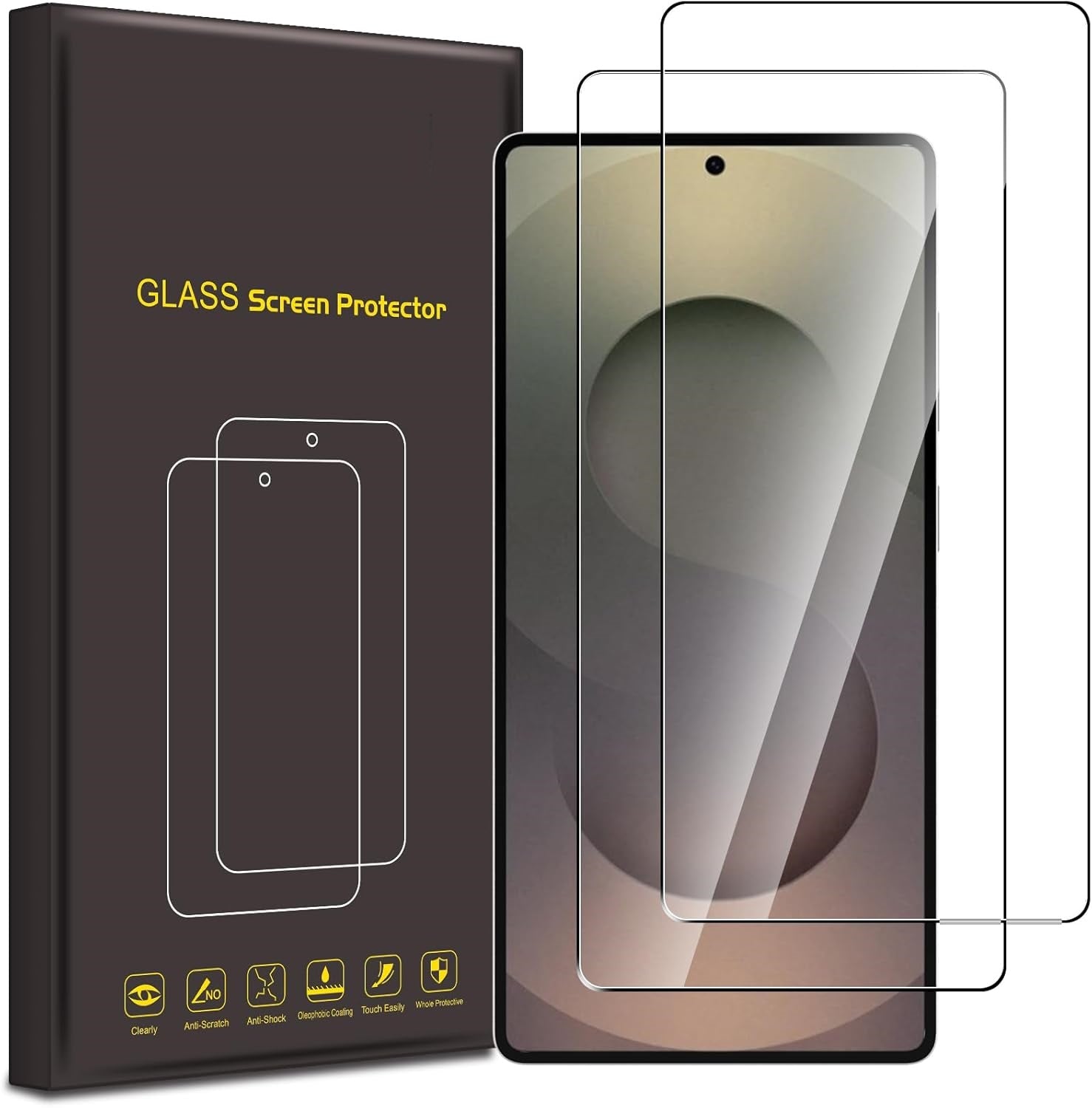 Samsung Galaxy S26 S26 Plus S26 Ultra Screen Protector Glass 2 Pack