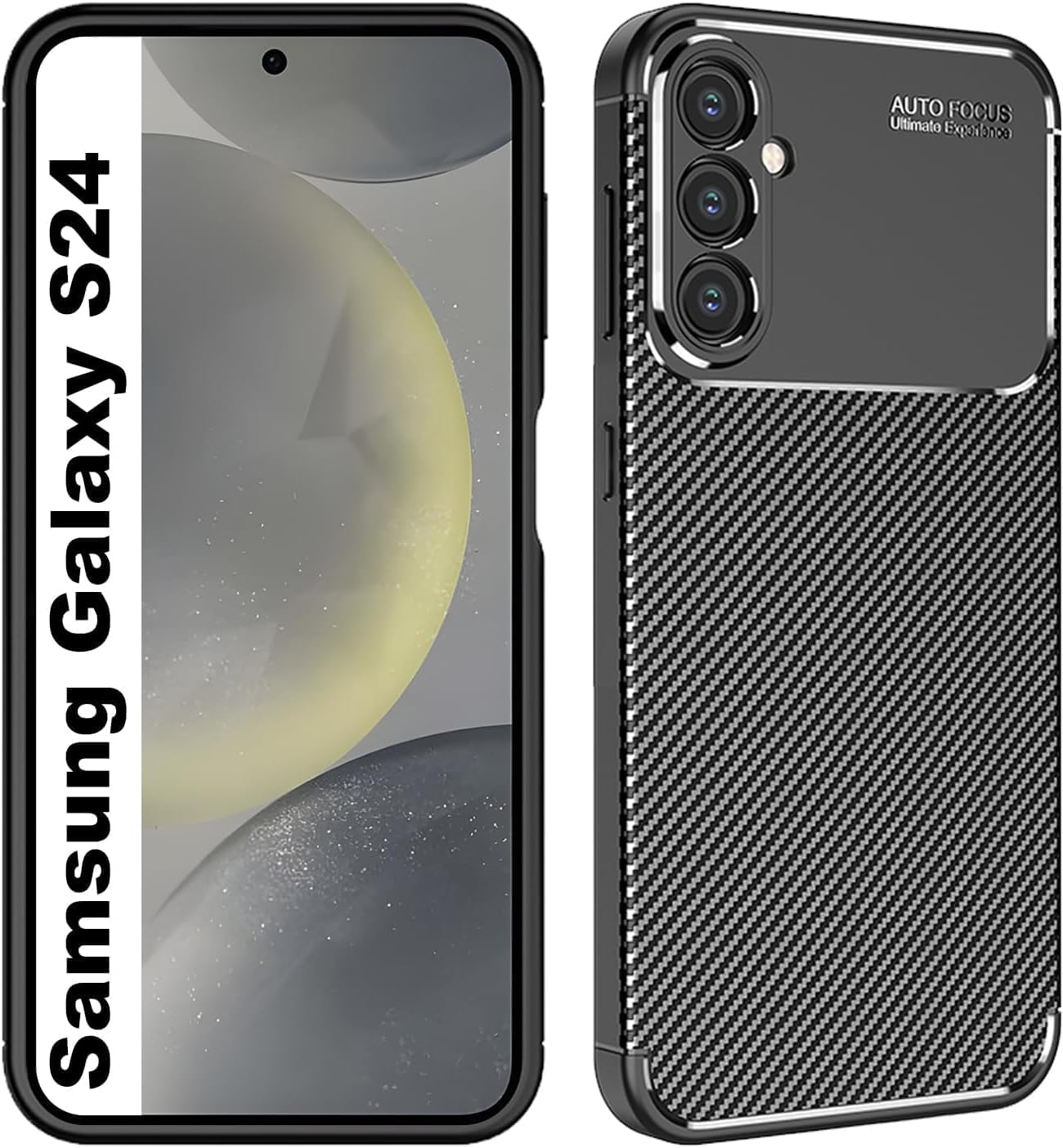 Samsung Galaxy S24 Plus Ultra Case Carbon Fibre Phone Cover