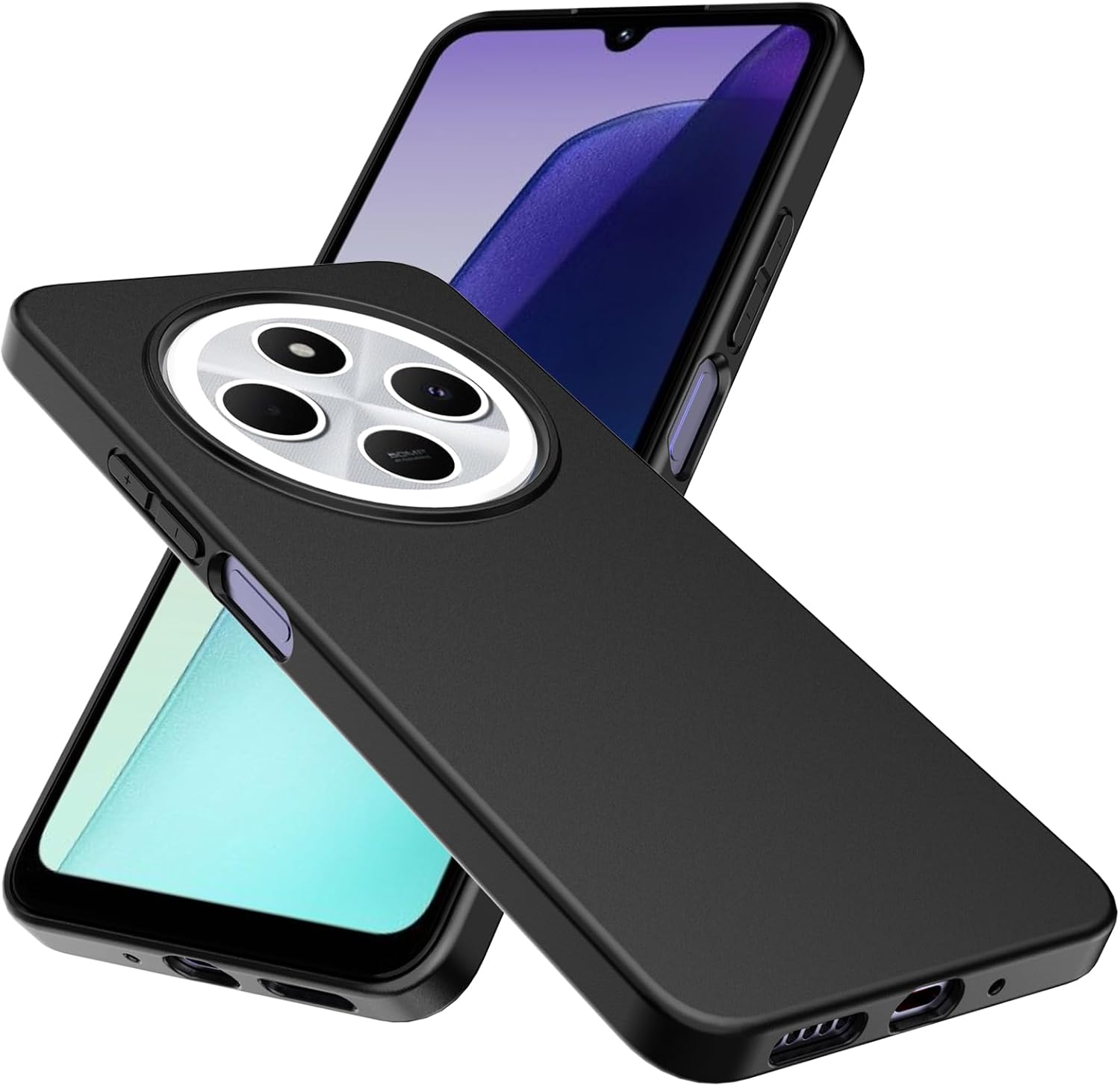 Xiaomi Poco C75 Case Matte Soft Black Gel Phone