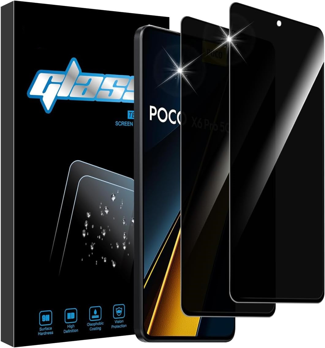 Xiaomi Poco X6 Pro 5G Screen Protector Privacy Anti-Spy