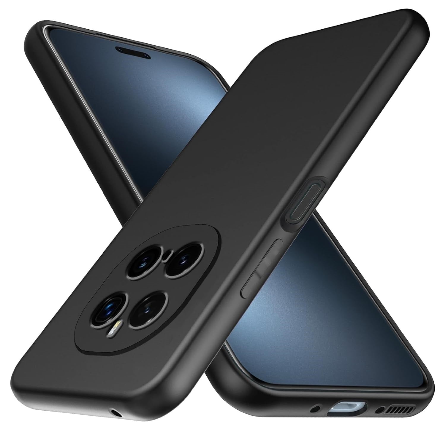 Honor Magic 7 Pro Case Matte Soft Black Gel Phone