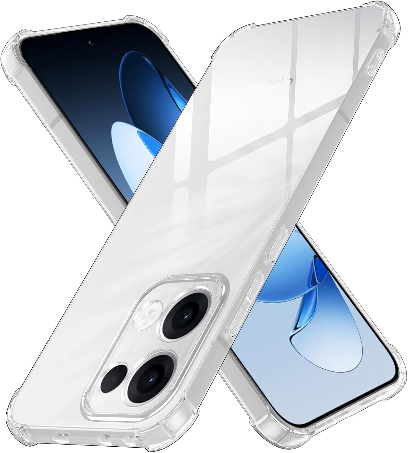 Oppo Reno 15 Pro Max 15 F 15C Case Clear Silicone Shockproof Gel Phone Cover