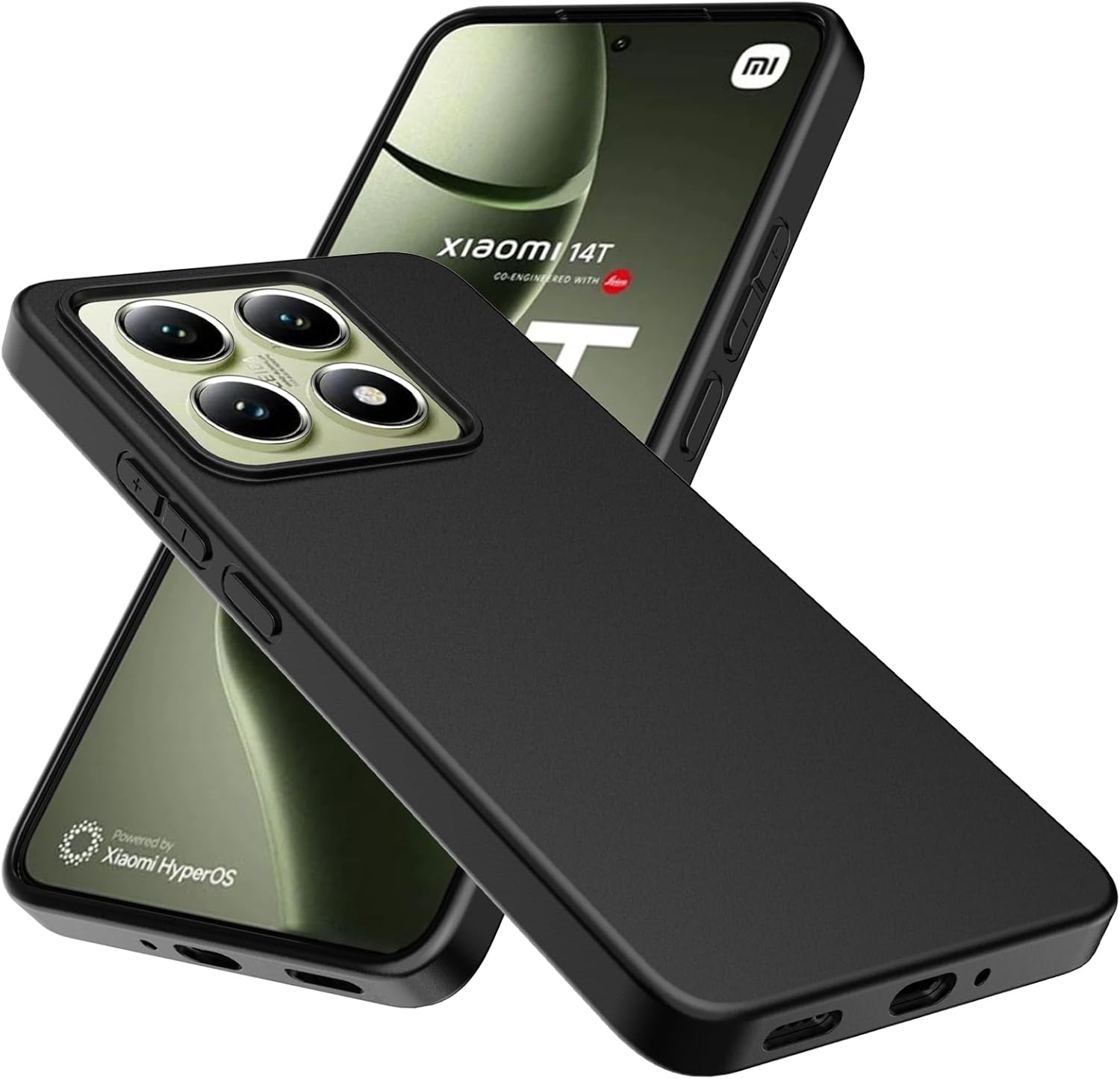 Xiaomi 14T / 14T Pro Case Matte Soft Black Gel Phone