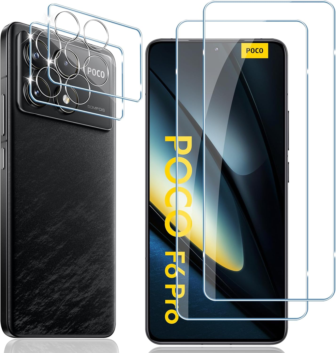 Xiaomi Poco F6 / F6 Screen Protector & Camera lens