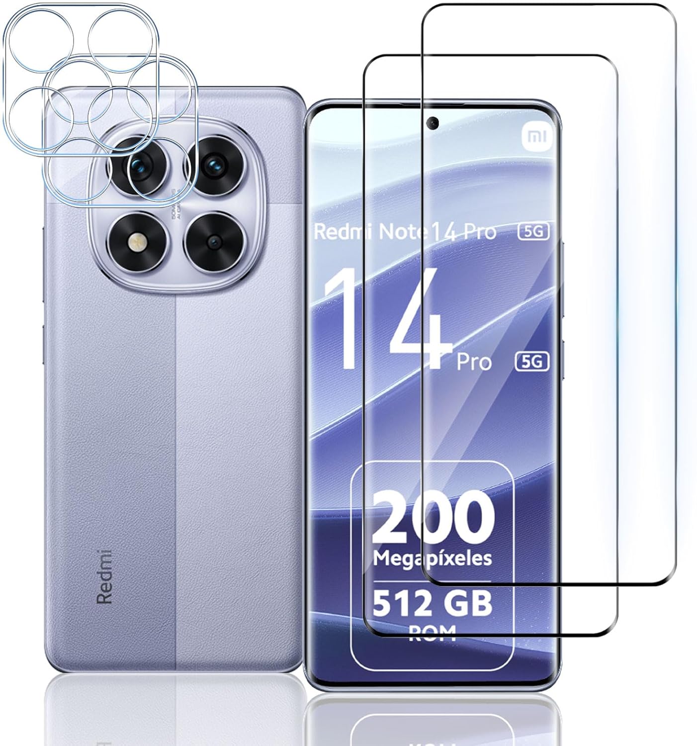 Xiaomi Redmi Note 14 Pro 5G Screen Protector & Camera lens