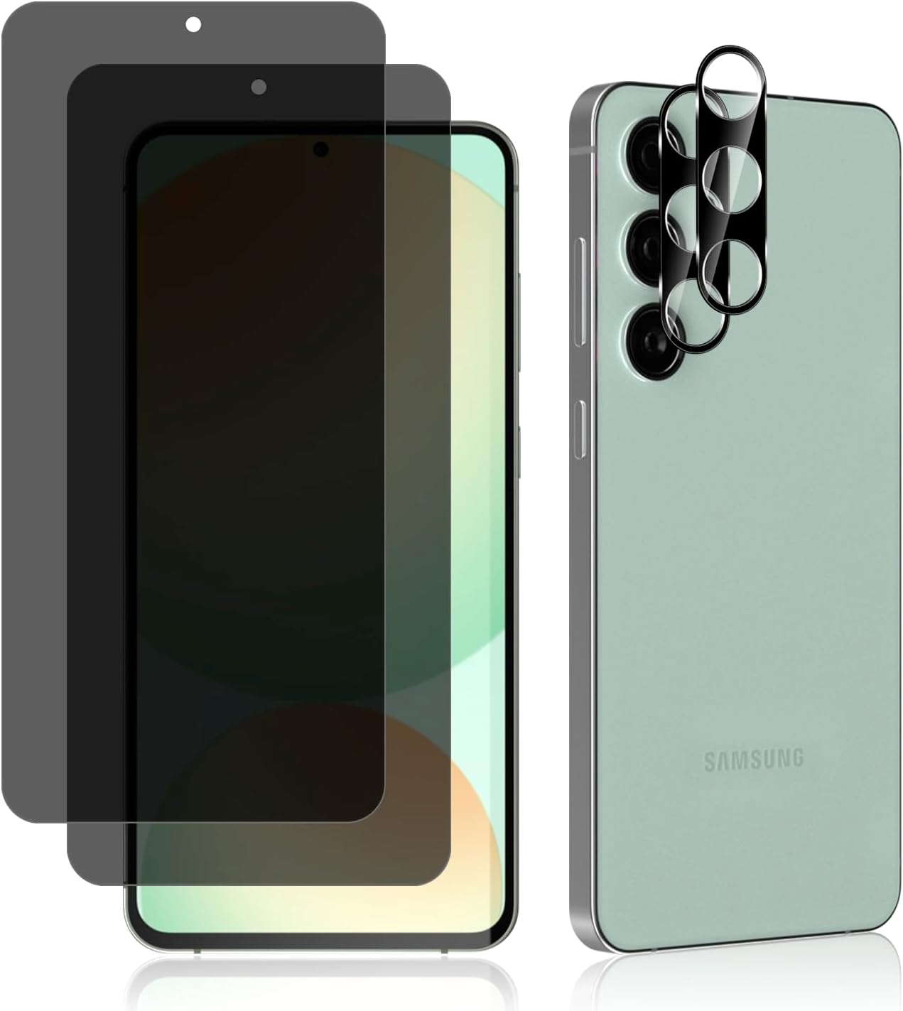 Samsung Galaxy S24 FE Screen Protector Privacy Anti-Spy + Camera