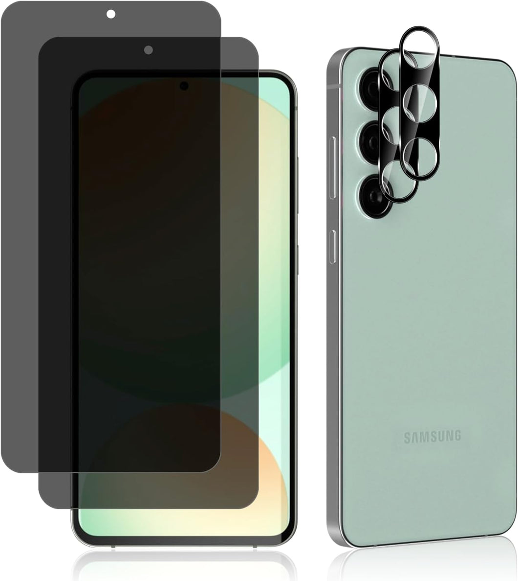 Samsung Galaxy S24 FE Screen Protector Privacy Anti-Spy + Camera