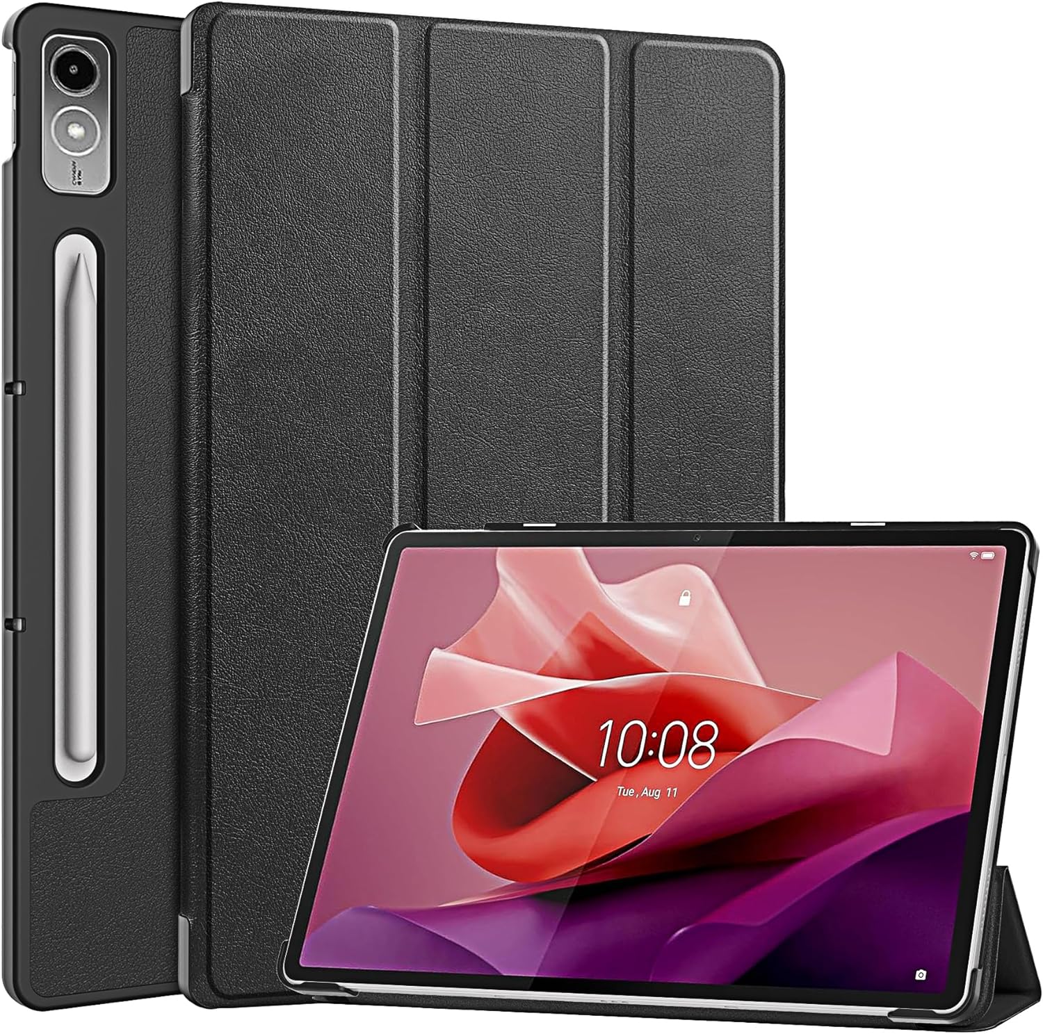 Lenovo Tab P12 Case Smart Book Stand Cover