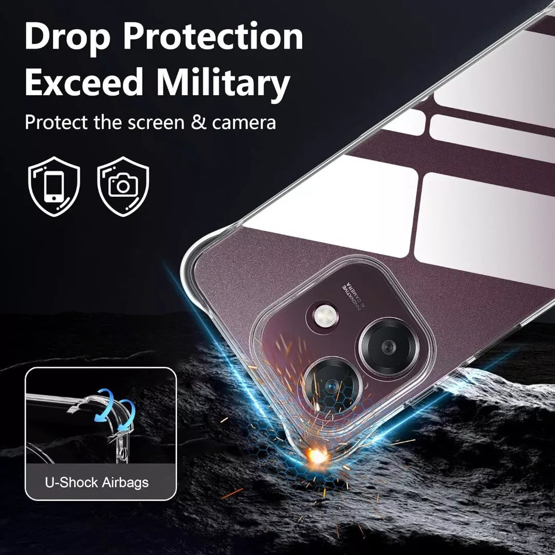 Oppo A60 5G A40 4G Case Clear Silicone Shockproof Gel Phone Cover