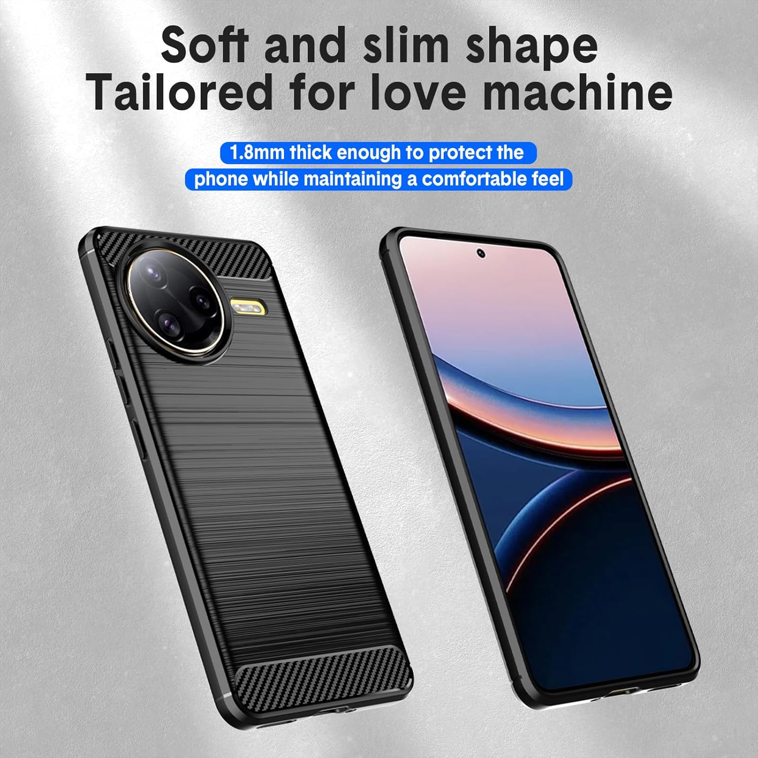 Xiaomi Poco F7 Ultra Case Carbon Fibre Phone Cover