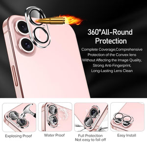 Apple iPhone 16 / 16 Pro / Plus Pro Max Camera Lens Glass Protector