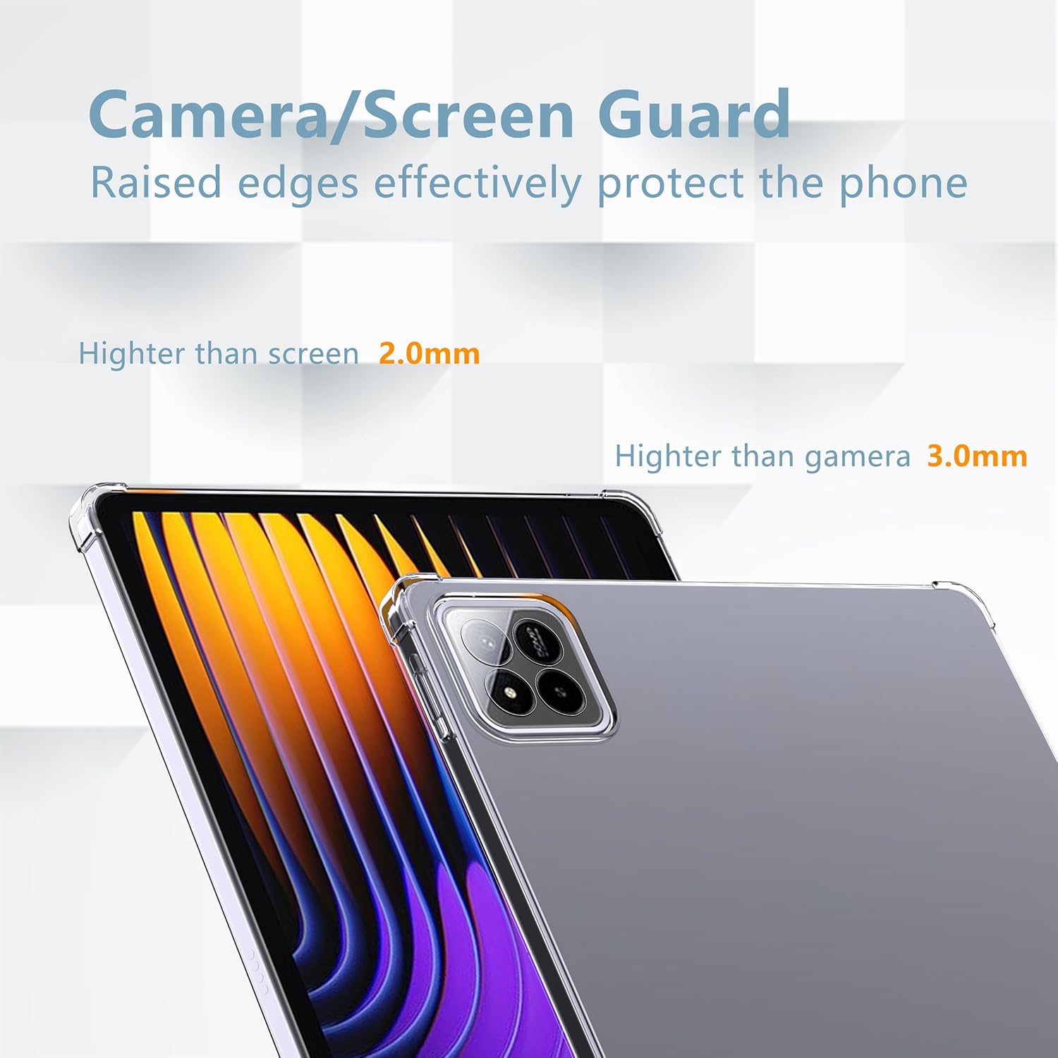 Xiaomi Pad 7 / Pad 7 Pro Case Clear Shockproof Cover