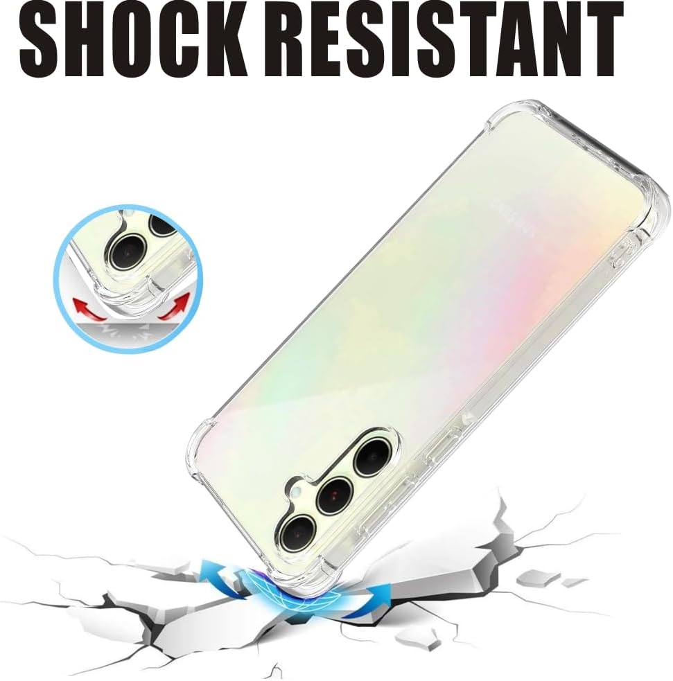 Samsung Galaxy A56 5G Case Clear Silicone Shockproof Gel Phone Cover