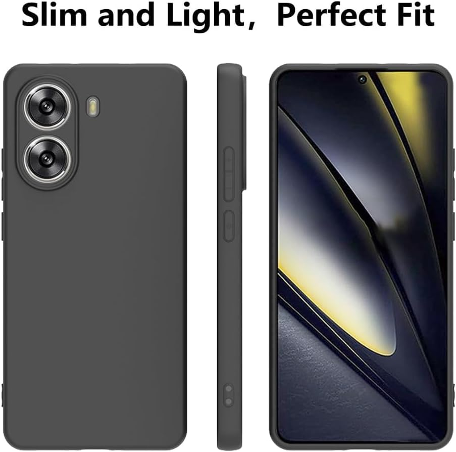 Xiaomi Poco X7 Pro Case Matte Soft Black Gel Phone