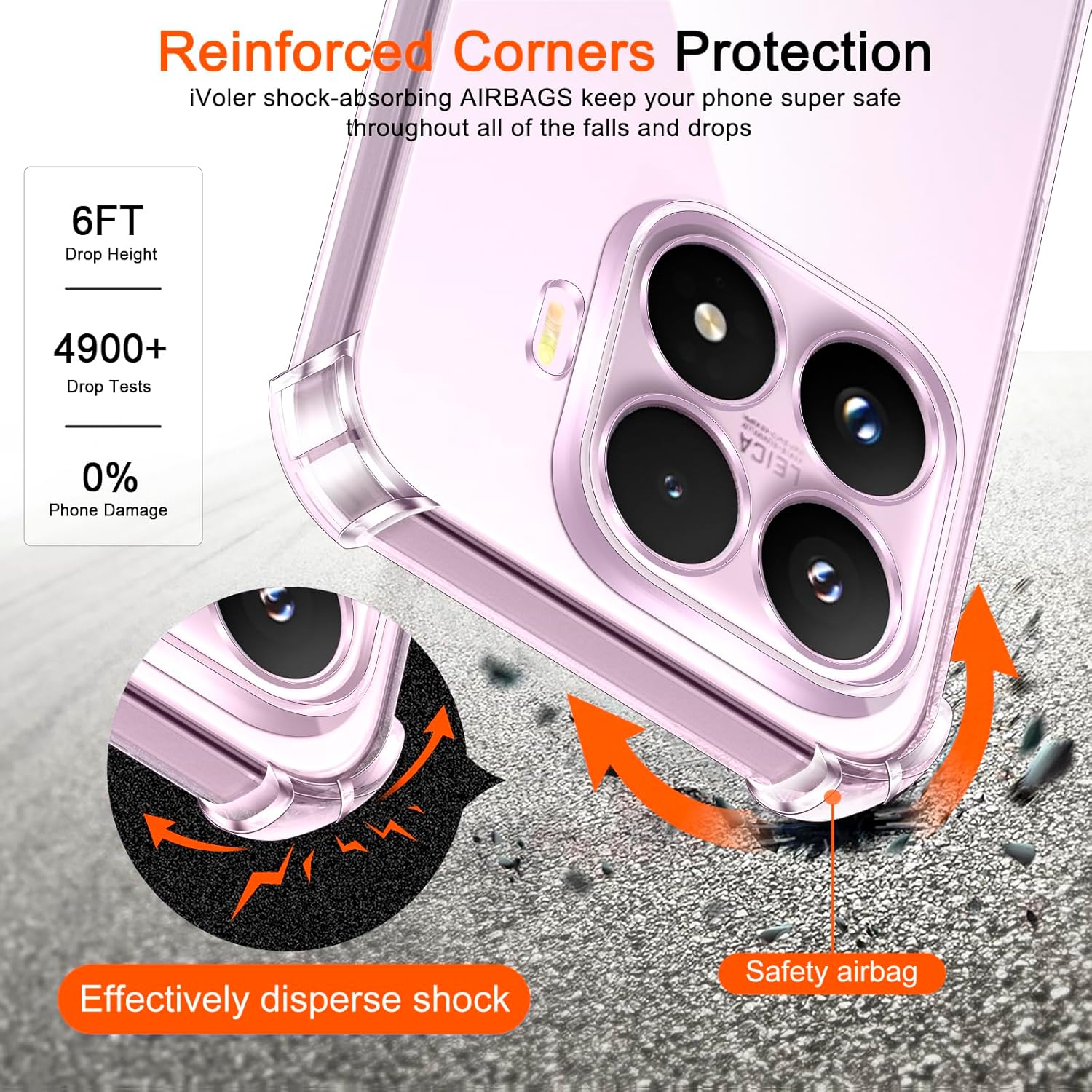 Xiaomi 17T / Xiaomi 17T Pro Case Clear Silicone Shockproof Gel Phone Cover