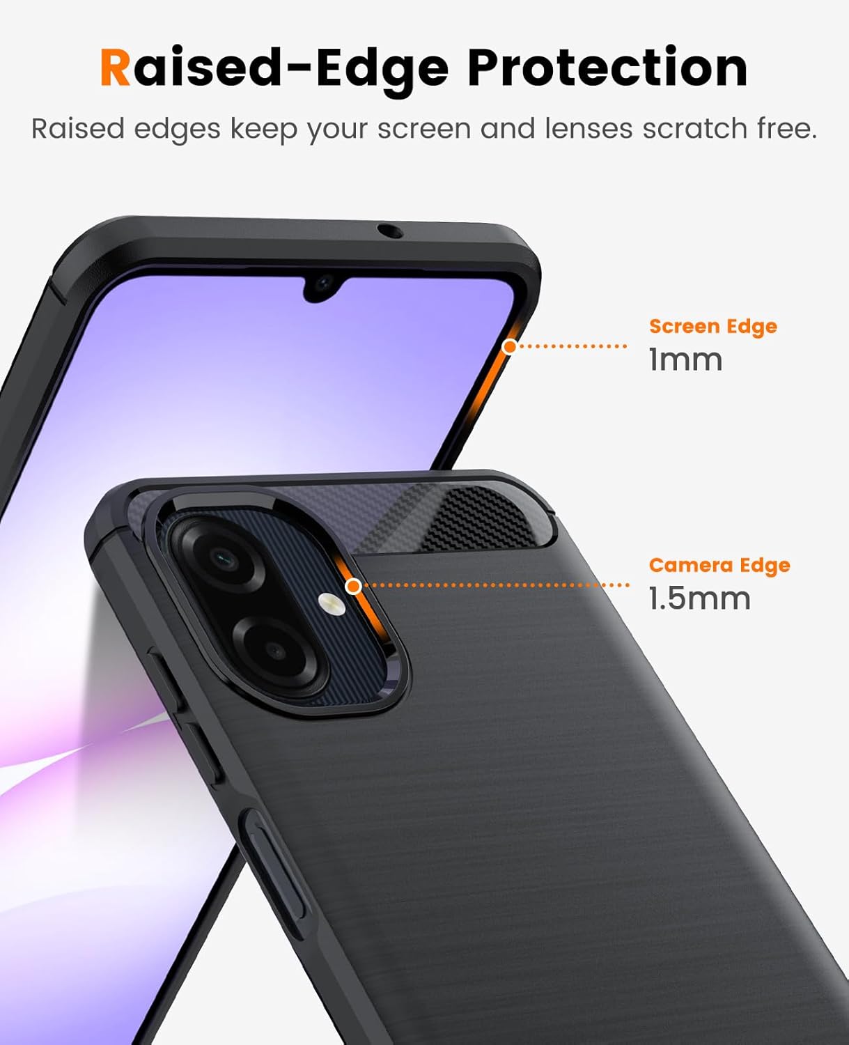 Samsung Galaxy A07 4G Case Carbon Fibre Phone Cover