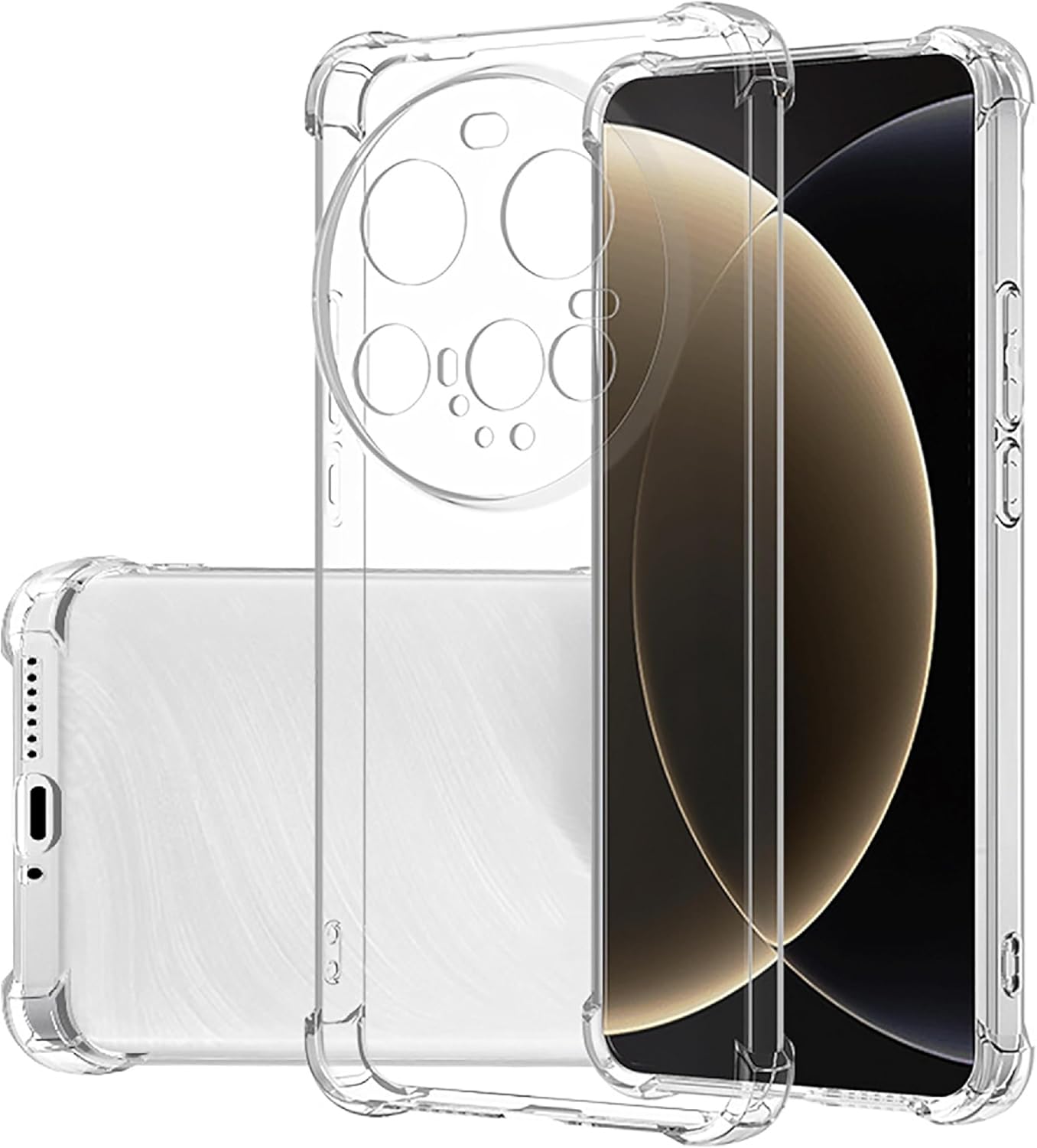 Xiaomi 15 Ultra Case Clear Silicone Shockproof Gel Phone Cover