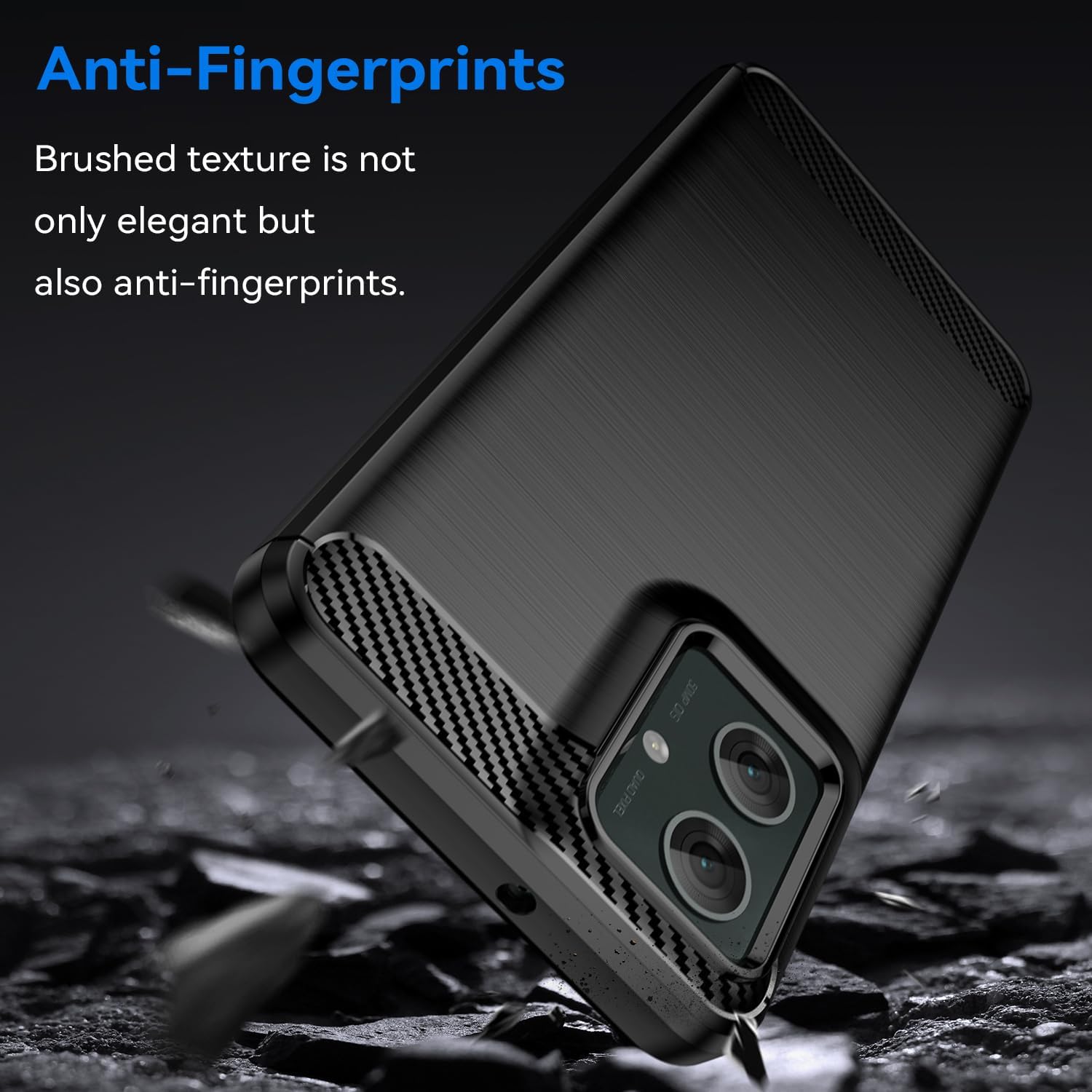 Motorola Moto G55 Case Carbon Fibre Phone Cover
