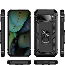 Google Pixel 9 / 9 Pro / XL Case Shockproof Ring Phone Cover & Screen Protector
