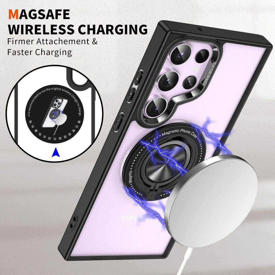 Samsung S23 FE S24 Ultra Case Magsafe Ring Cover