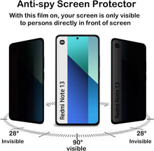 Xiaomi Redmi Note 13 5G Screen Protector Privacy Anti-Spy