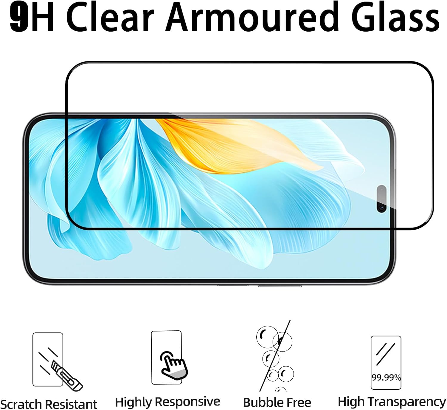 Honor 200 Lite Screen Protector Glass Full Cover