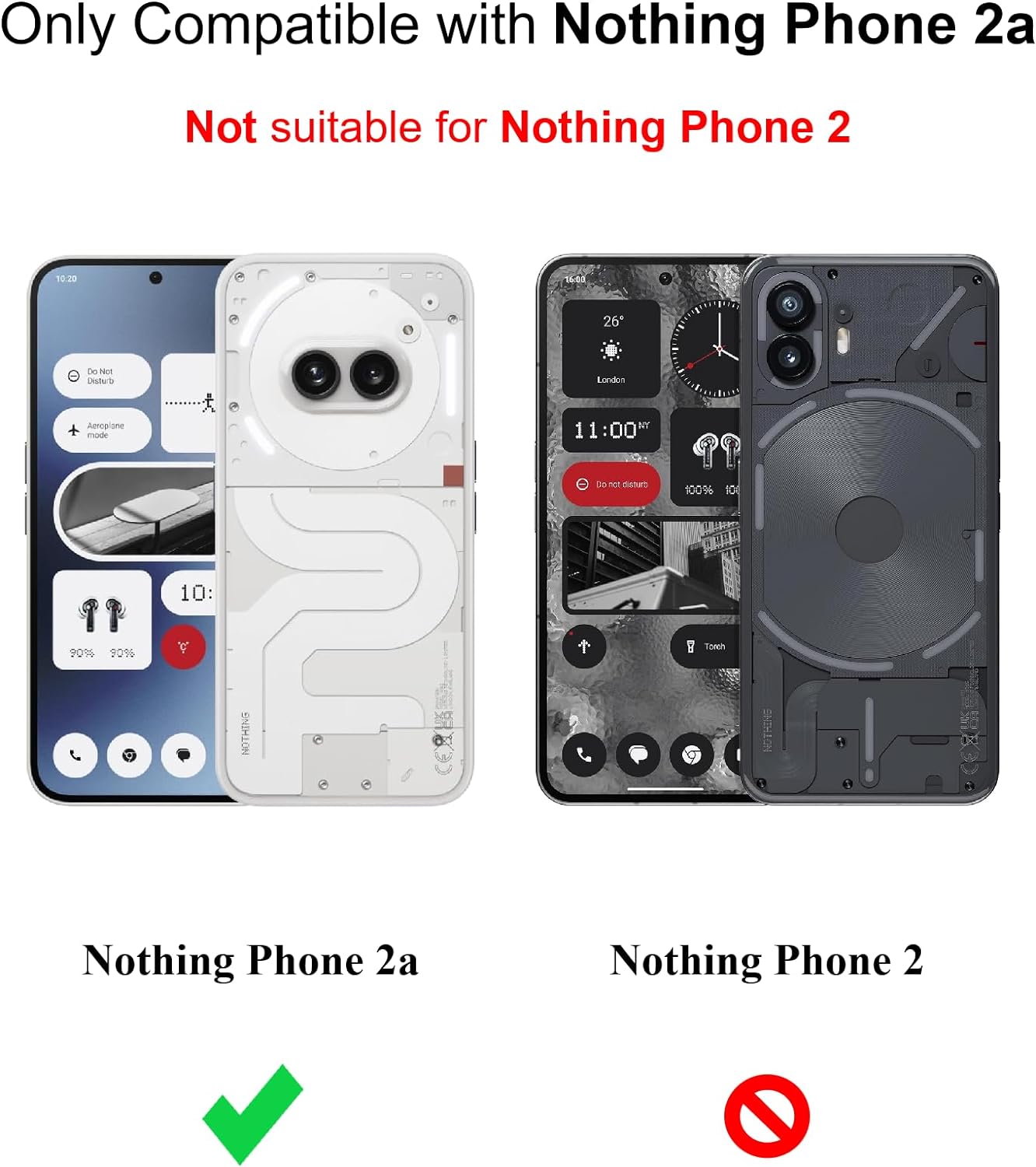 Nothing Phone (2a) Plus Case Clear Silicone Gel Phone