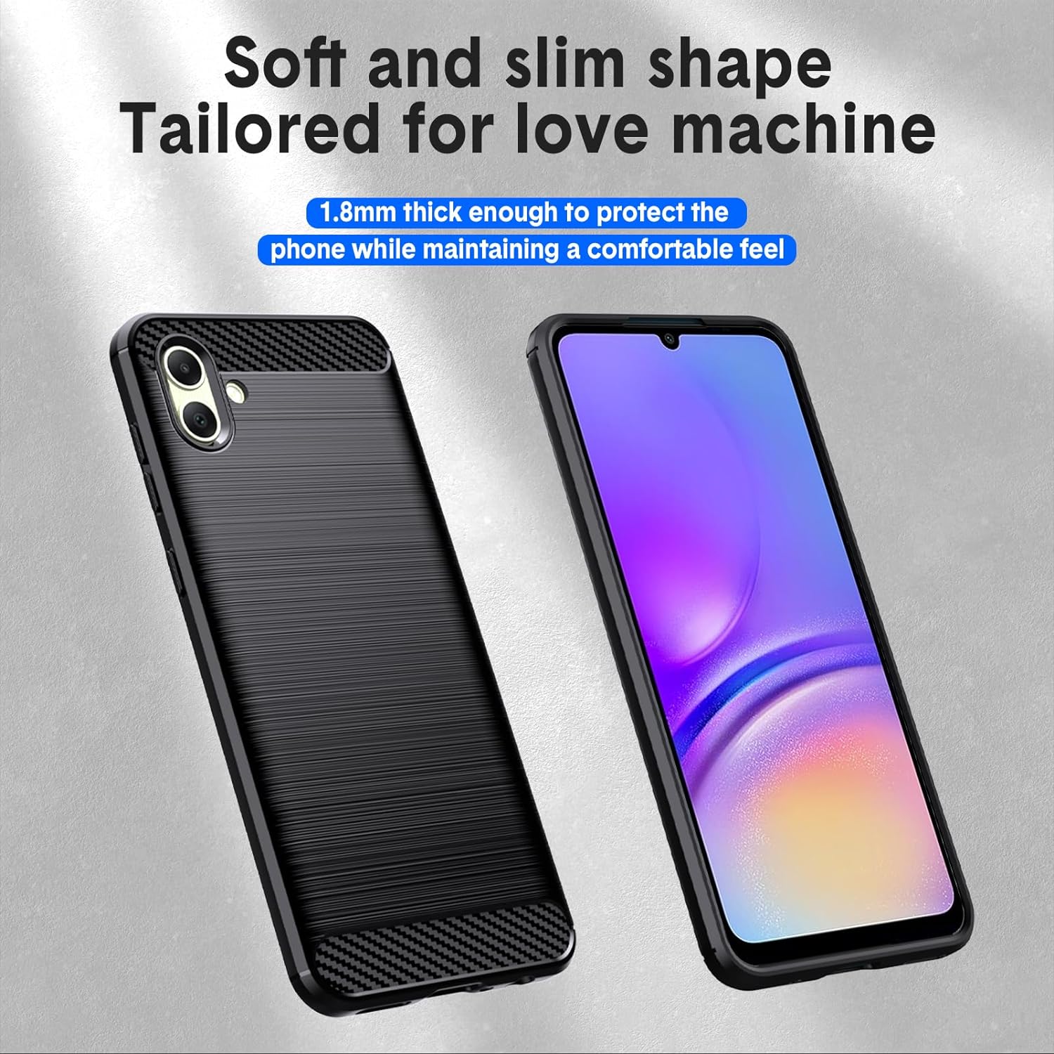 Samsung Galaxy A05 / A05S Case Carbon Fibre Phone Cover