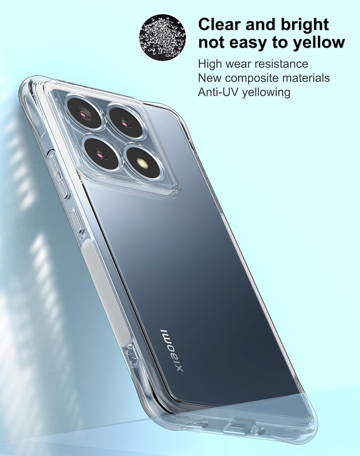 Xiaomi 14T / 14T Pro Case Clear Silicone Shockproof Gel Phone Cover