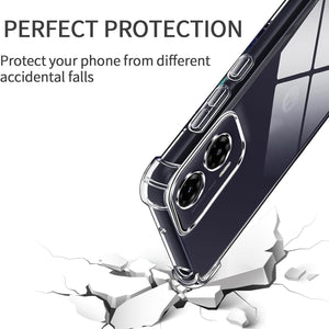 Motorola Moto G05/E15 Case Clear Silicone Shockproof Gel Phone Cover