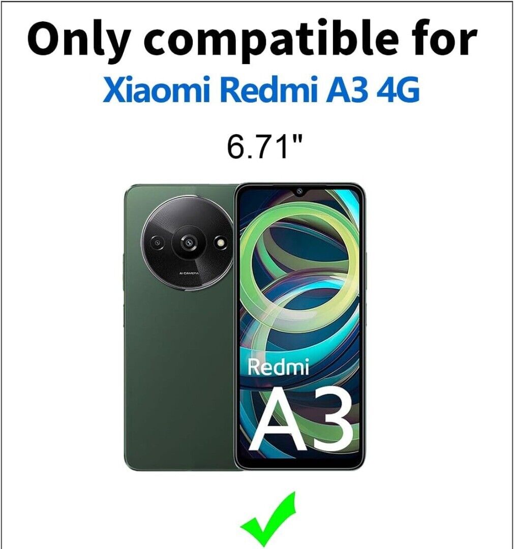 Xiaomi Redmi A3 Case Clear Silicone Gel Phone