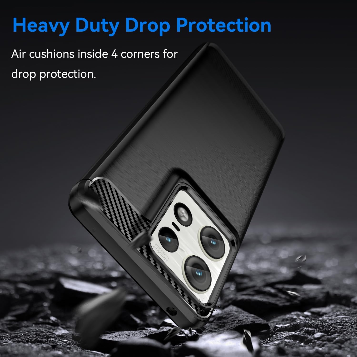 Motorola Edge 50 Pro Case Carbon Fibre Phone Cover