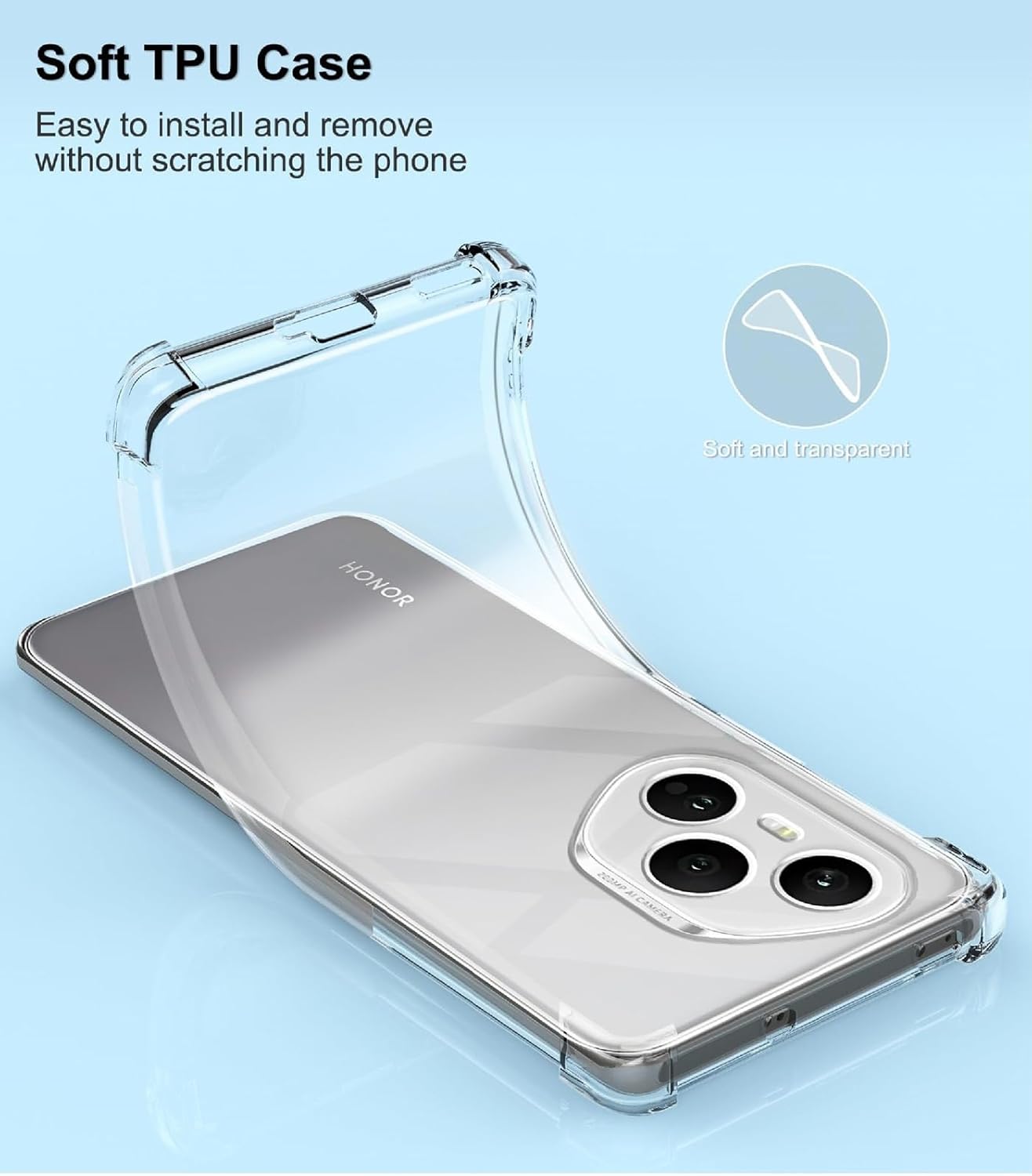Honor 400 Pro / 400 / Lite  Case Clear Phone Cover