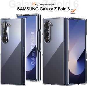 Samsung Galaxy Z Fold 6 Case Clear Hard Phone Cover